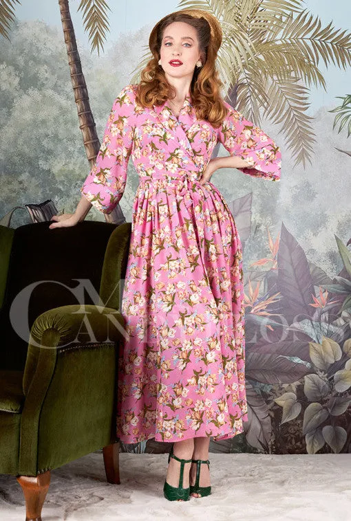 Ashlyn-Pia Sheer summer wrap-over coat by Miss Candyfloss