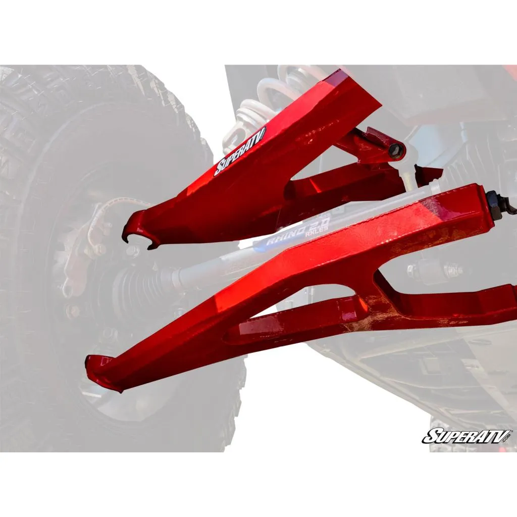 SuperATV Polaris RZR XP Turbo High Clearance Boxed A-Arms